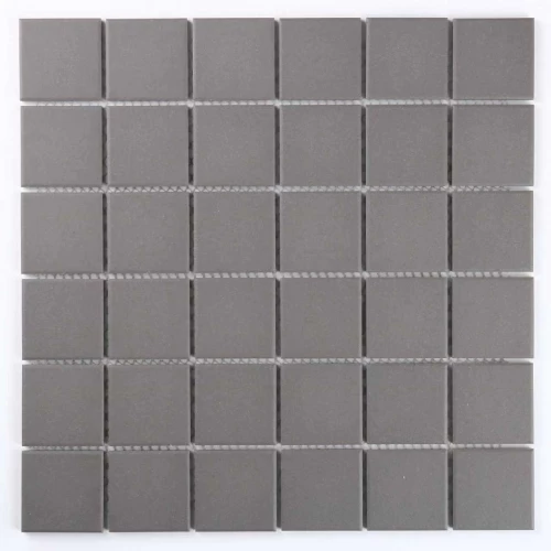 Мозаика Bonaparte Керамогранитная мозаика Arene graphite 48х48 матовая серая 30,6х30,6 см