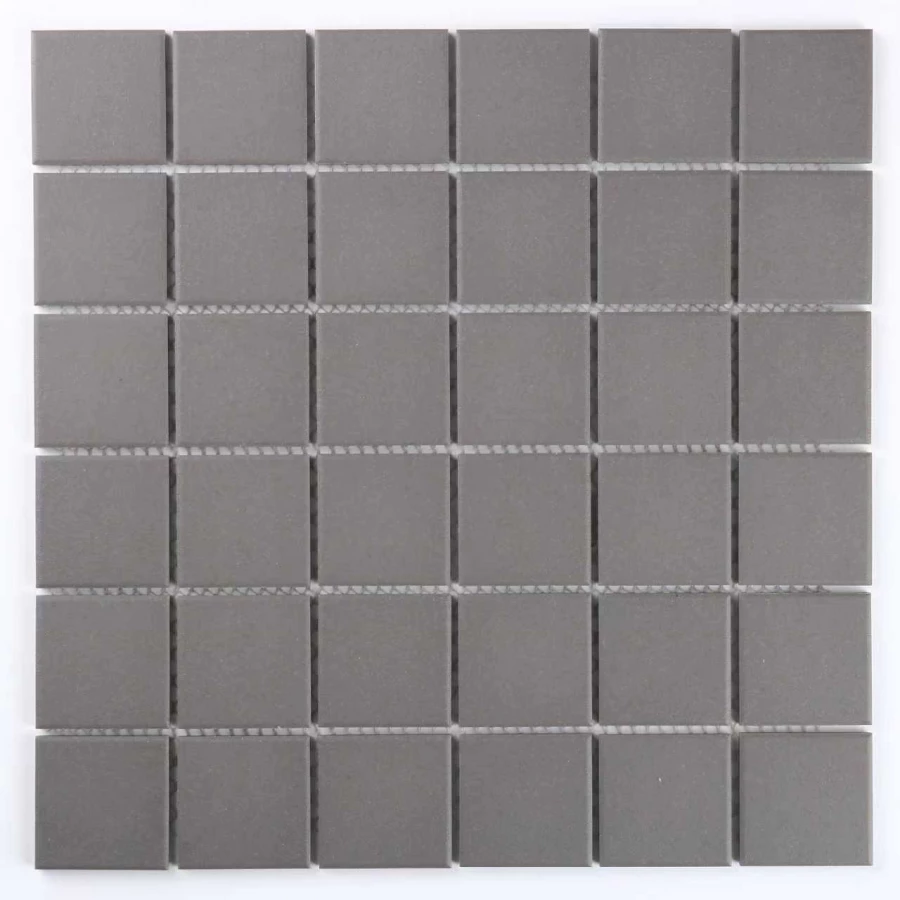 Мозаика Bonaparte Керамогранитная мозаика Arene graphite 48х48 матовая серая 30,6х30,6 см