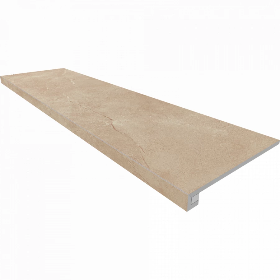 Комплект Estima Magmas Ступень MM01 33x120 неполированный прямоугольный бортик без насечек Подступенок 14,5x120 69373