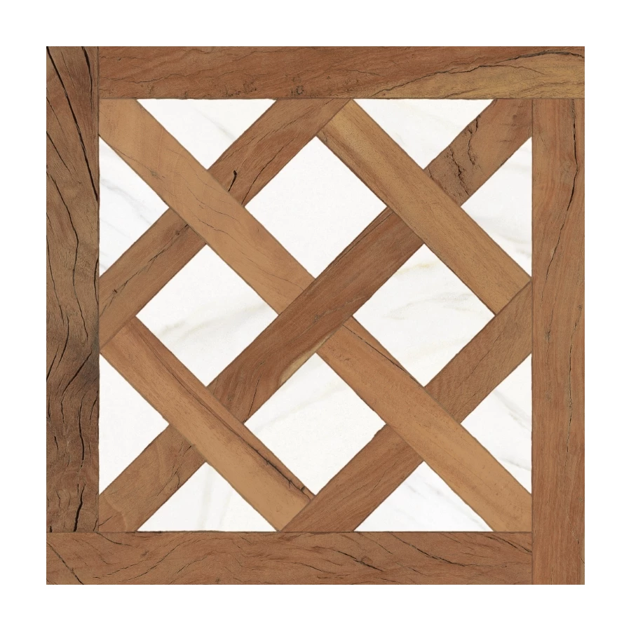 Плитка напольная Peronda FS Forest Mix матовая бело-коричневая 0100338321 45x45 см