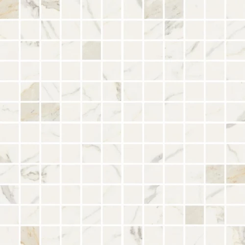 Мозаика Fioranese Ceramica Marmorea Mosaico 2,5x2,5 Bianco Calacatta KL mm2ms1l 30x30 см