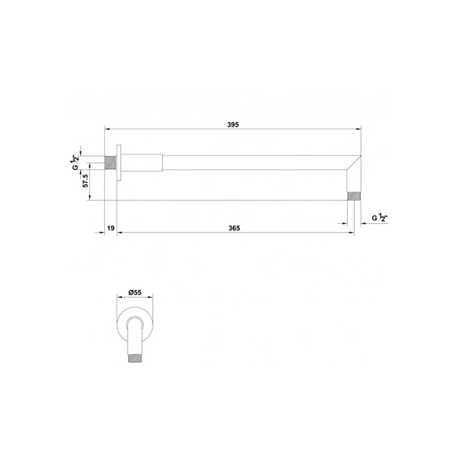 Держатель душа Gala 395мм G3915600