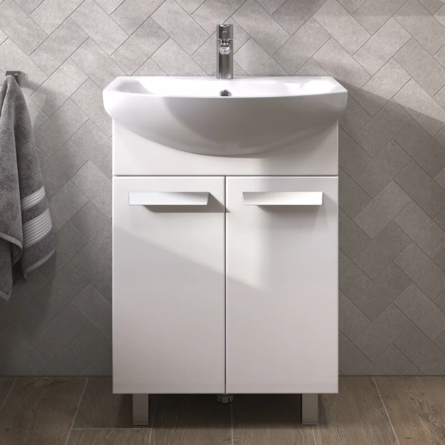 Тумба под раковину Vigo Hoska 600-2-0 белый 231