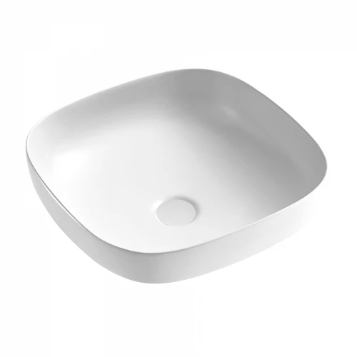 Раковина накладная Abber Rechteck белая AC2217