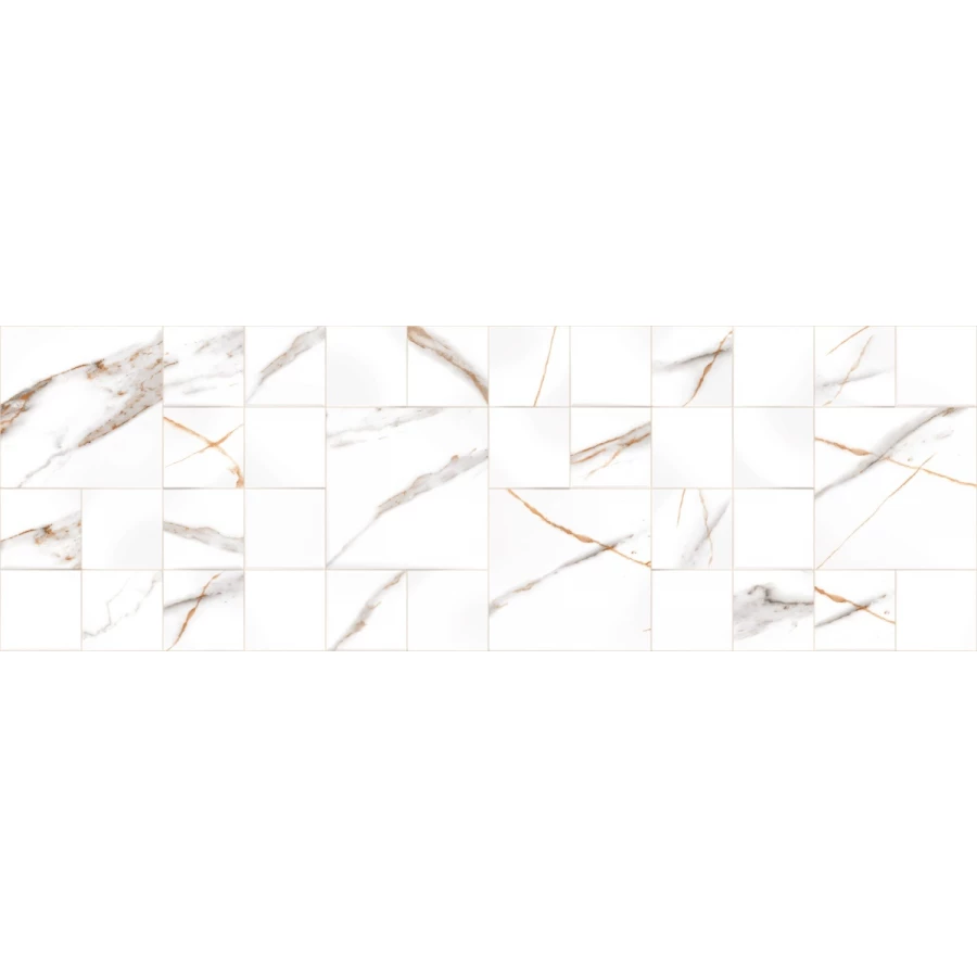 Плитка настенная Primavera Signorina Gold Decor 02 carving DC15-02 90х30 см