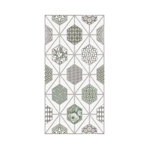 Декор Azori Devore Light Geometria 31,5*63 см