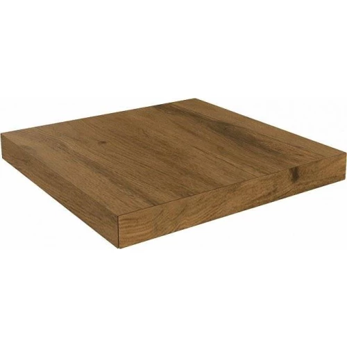 Ступень угловая клееная правая из керамогранита Kerama Marazzi Сальветти матовая темно-бежевая SG506400R\GC 33x33 см