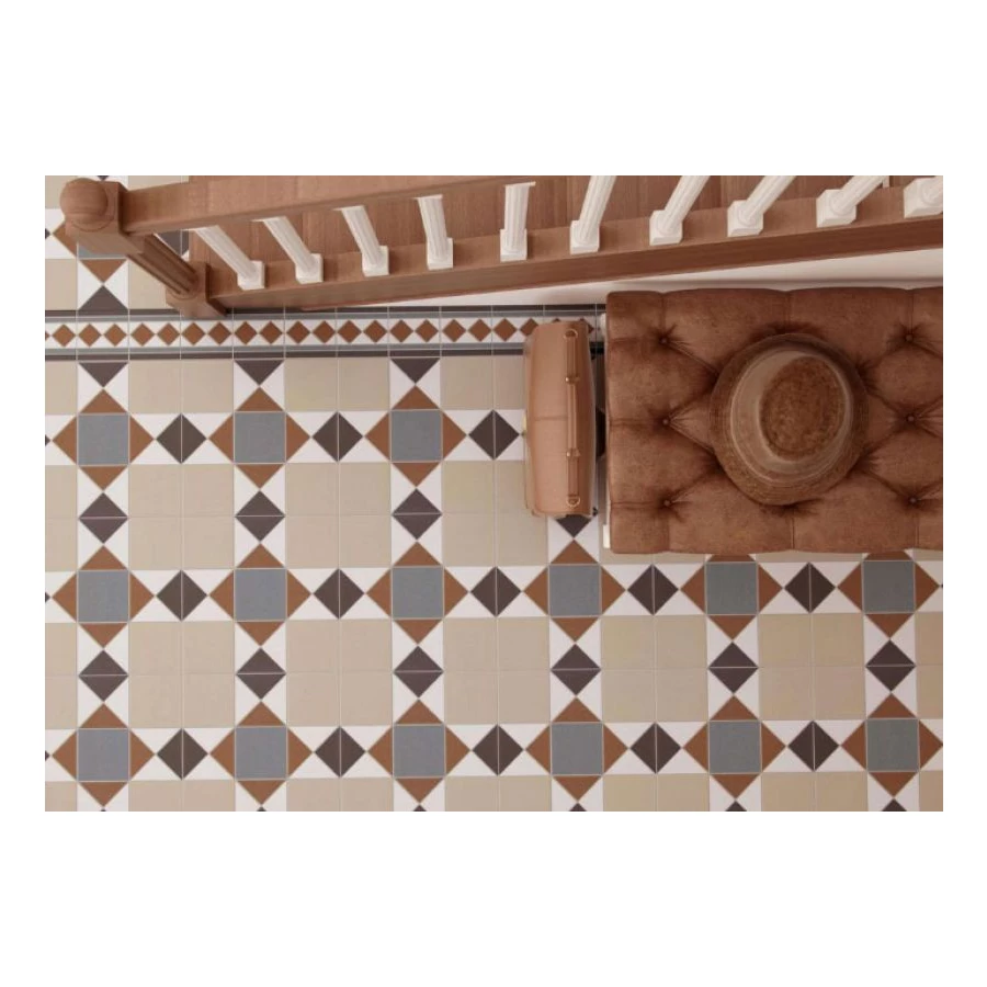 Бордюр Peronda House of Vanity C.HV-12 матовый черно-белый 3513014683 33х11 см