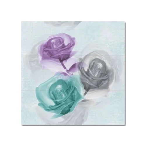 Панно Azuliber Texi Composicion Rosas AMT, 3pzs, AZB000016 75х75