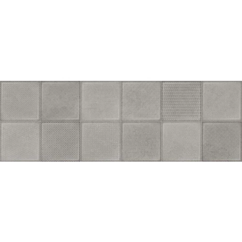 Плитка настенная ALMA Ceramica Cube матовая серая TWU3090CUB70R 90х30 см