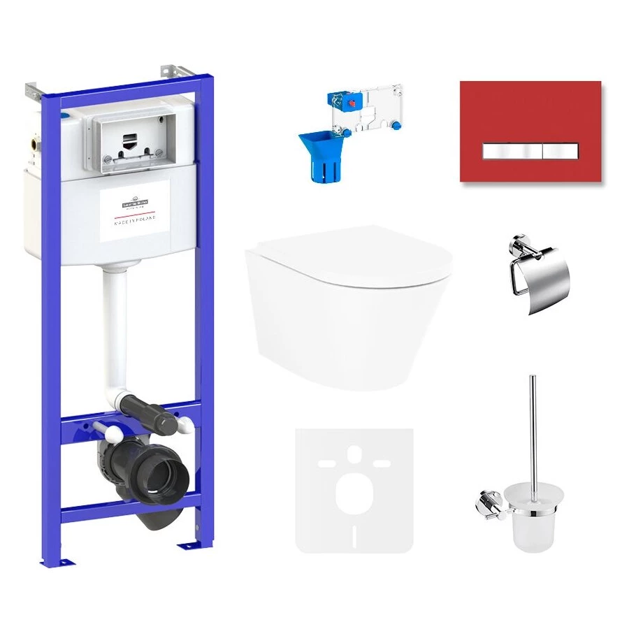 Унитаз Lavinia Boho Relfix Biore Compacto Rimless 75110342 (комплект 9 в 1)