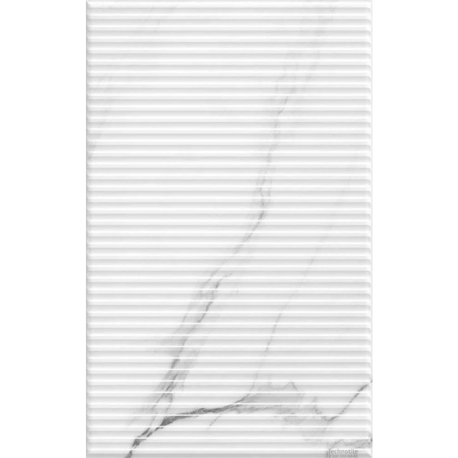 Плитка настенная Шахтинская плитка Арко низ 02 глянцевая белая 010100001581 40х25 см