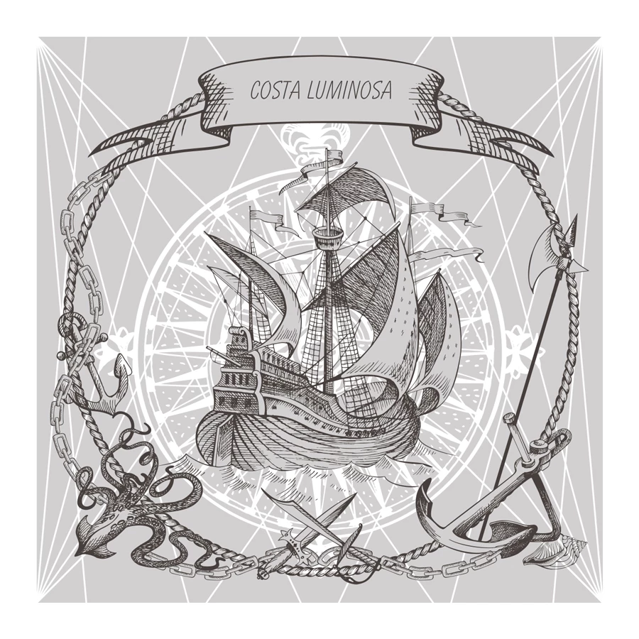 Декор Onda Декор 20 Livorno 127 стекло 6 мм 031136 20х20 см