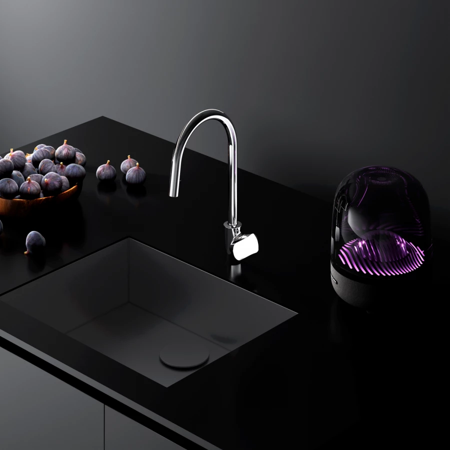 Смеситель для кухни Am Pm Like с вытяжным изливом F8012000