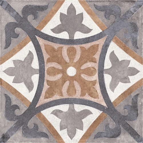 Керамогранит Cersanit Carpet орнамент рельефный матовый многоцветный A17932 29,8x29,8 см