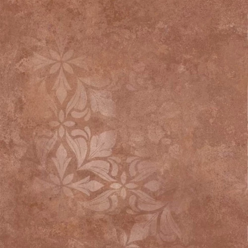 Керамогранит Kerama Marazzi Хадду декорированный матовый красный KM4040G0071N 40,2х40,2 см