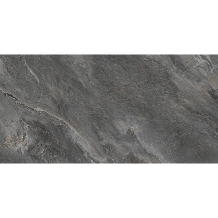 Керамогранит LCM Argenta Graphite матовый карвинг черный 60120RGE25M 120х60 см