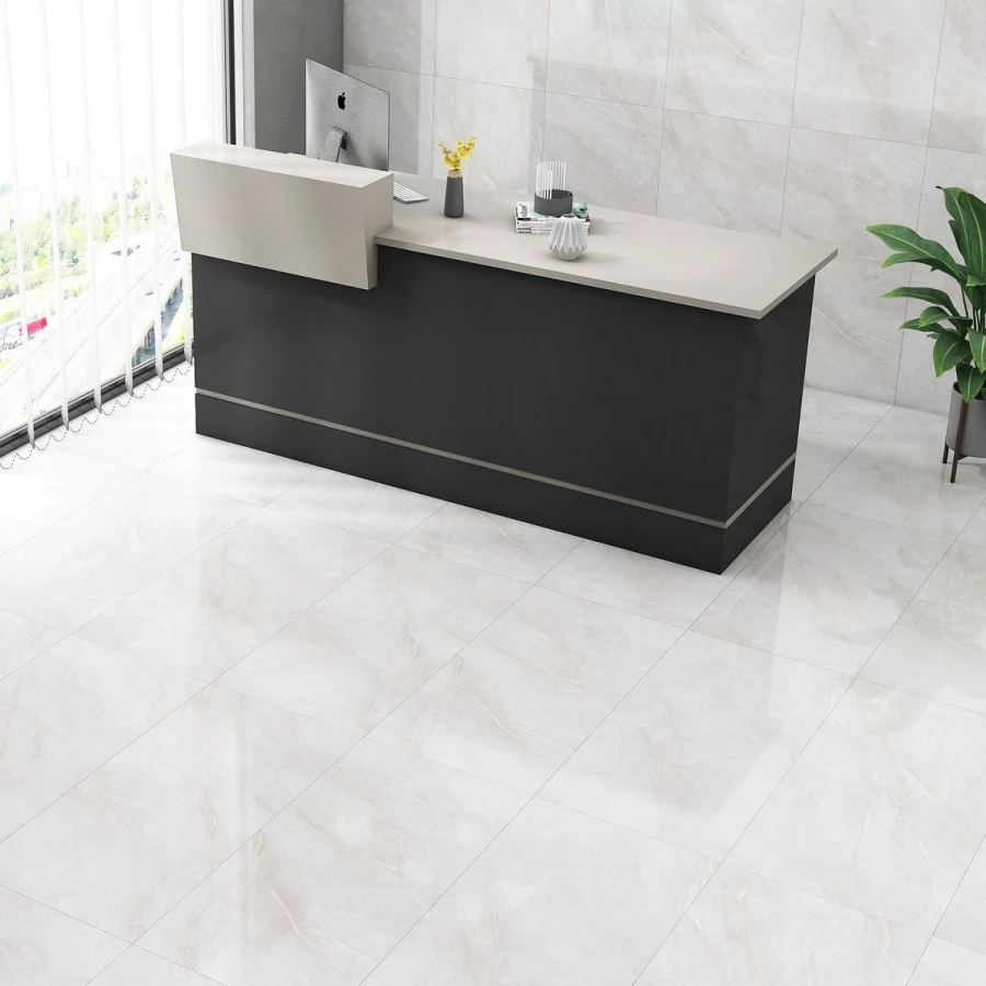 Керамогранит Neodom Marble Orobico Bianco Polished глянцевый белый N20482 120x60 см