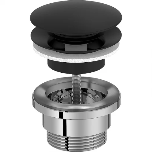 Донный клапан Jacob Delafon с системой клик клак E30536-BL