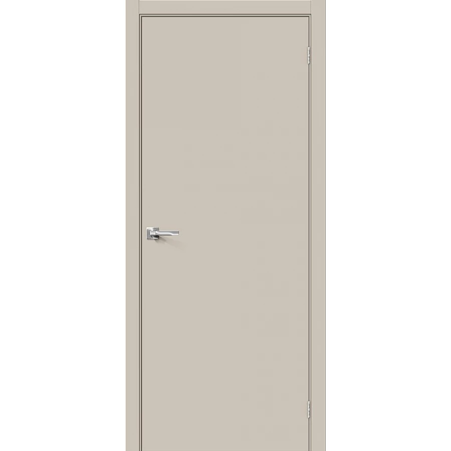 Межкомнатная дверь Bravo Браво-0 200x80 полиуретановая эмаль Bravo полотно глухое цвет Creamy