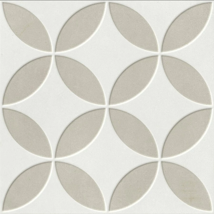 Керамогранит Harmony Peronda Mayari Taupe Petals LT матовый серый 3386037796 22,3х22,3 см