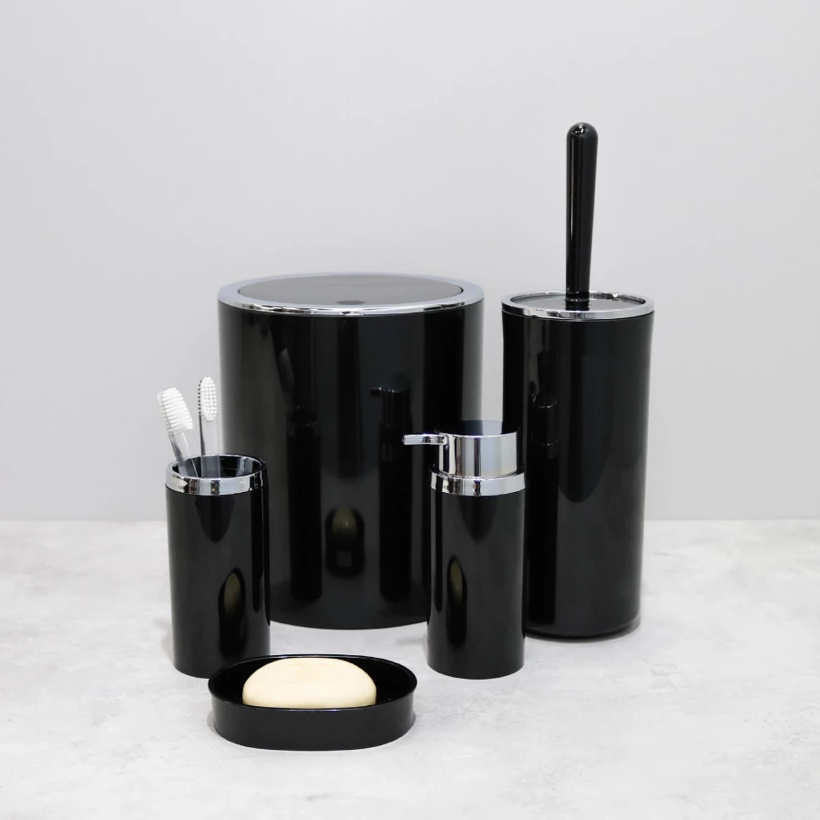 Стакан Fixsen Round black FX-454-3