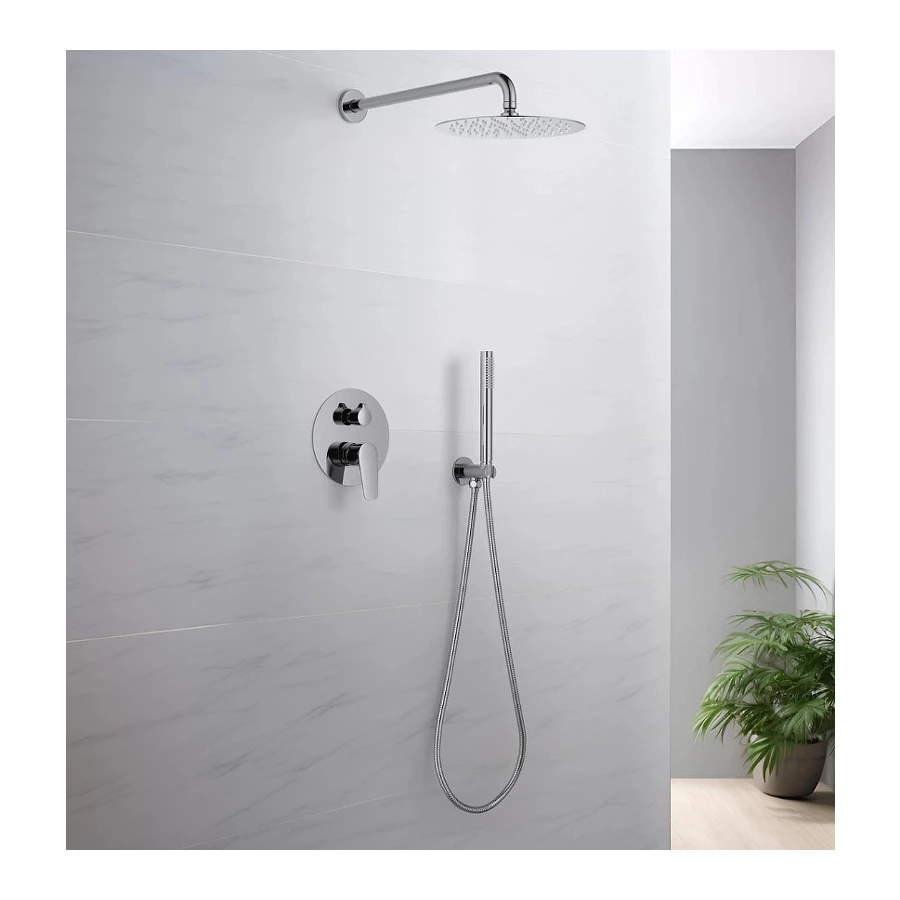 Душевой комплект Aquatek Бетта Set 3 в 1 хром AQ1172CR