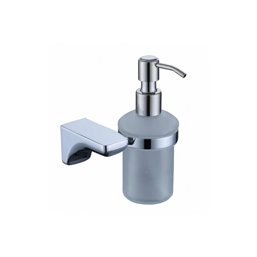 Дозатор для жидкого мыла Kaiser настенный стекло хром цинк KH-1510 10х16 см