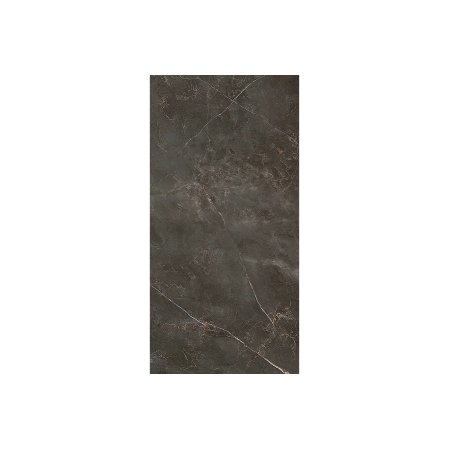 Керамогранит STN Ceramica Milden Natural Pul глянцевый черно-коричневый 120х60 см