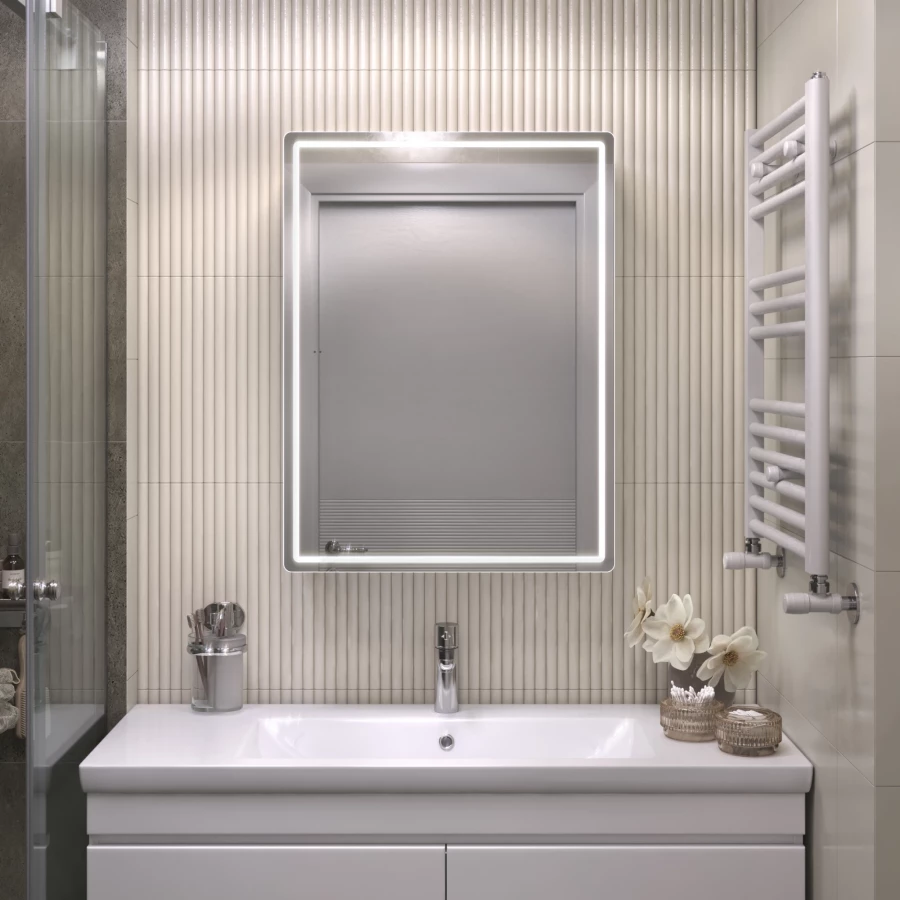 Зеркало шкаф Vigo Geometry Comfort 600 навесной 220 59.7x79 см