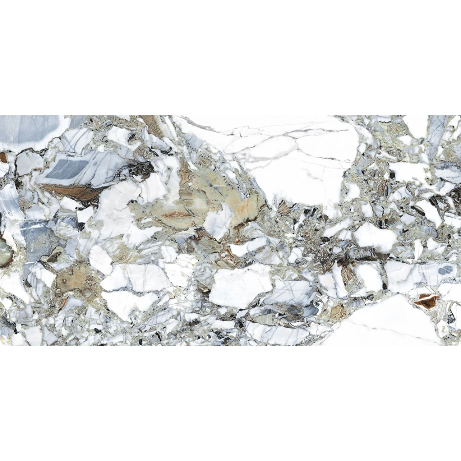 Керамогранит Vitra CityMarble Амазония Мультиколор 7ЛПР R9 8 мм K951846LPR01VTER 120х60 см