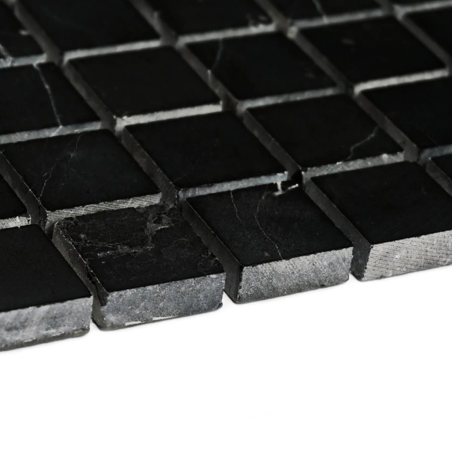 Мозаика Bonaparte Каменная мозаика Persia-20 Pol 20х20 черная 30,5х30,5 см
