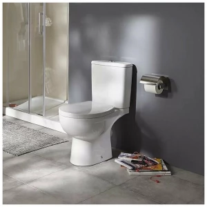 Чаша для унитаза-компакта Jacob Delafon Patio Rimless с горизонтальным выпуском белая UJV102-00