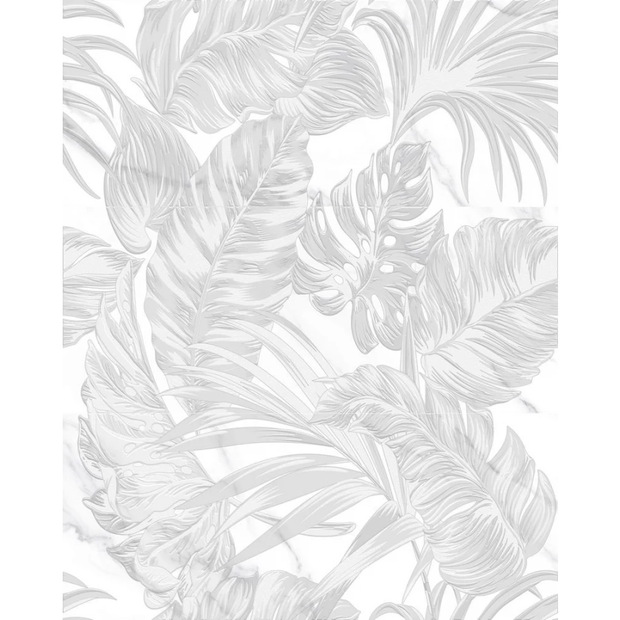 Панно Global Tile Anima белый (компл. из 3-х шт.) 60*75 см