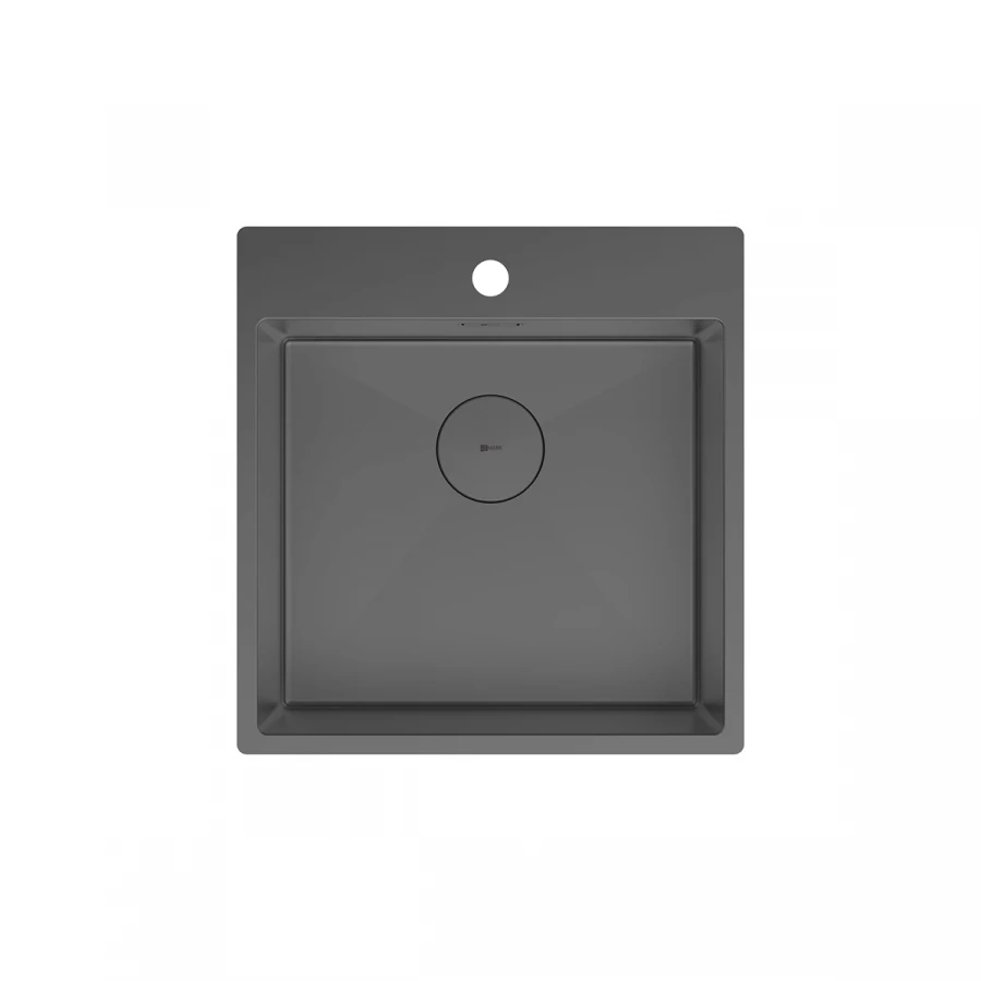 Кухонная мойка Lemark Janga 490 прямоугольная из нержавеющей стали графит 9936107