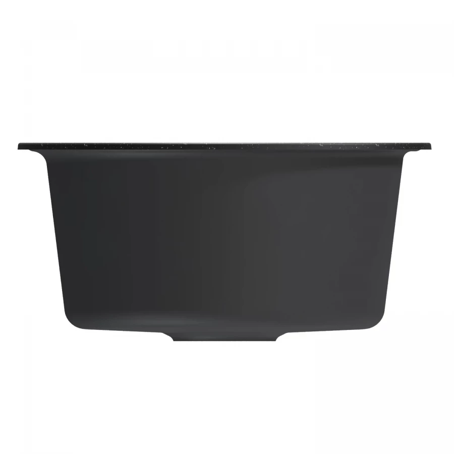 Мойкa MixLine ML-GM12 круглая черная 551833 48x48 см