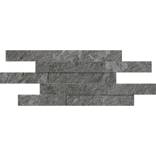 Керамогранит Italon Магма Графит Брик 3D матовый серый 620110000253 78х28 см