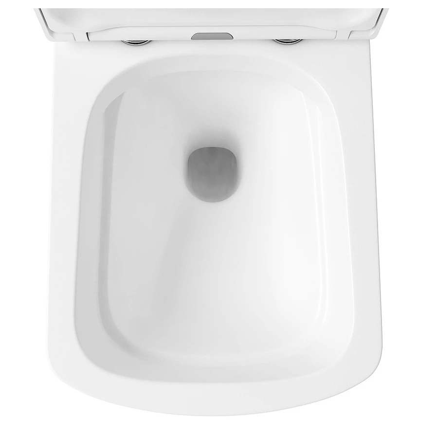 Чаша напольного унитаза Lavinia Boho Aveo Rimless плотно к стене 3306212R