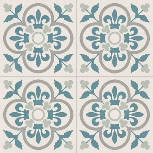 Керамогранит Mykonos Mediterranea Palamos матовый голубой 45x45 см