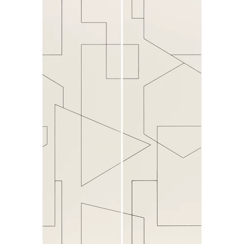 Декор Azulev Luminor Rayures Decor Marfil Mate слоновая кость (компл. из 2-х шт.) 58x89 см