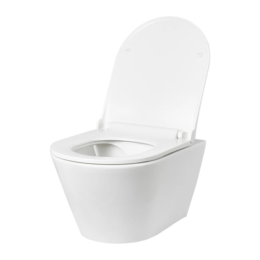 Унитаз подвесной безободковый Creto Logan L3 белый 1003-001-L3W