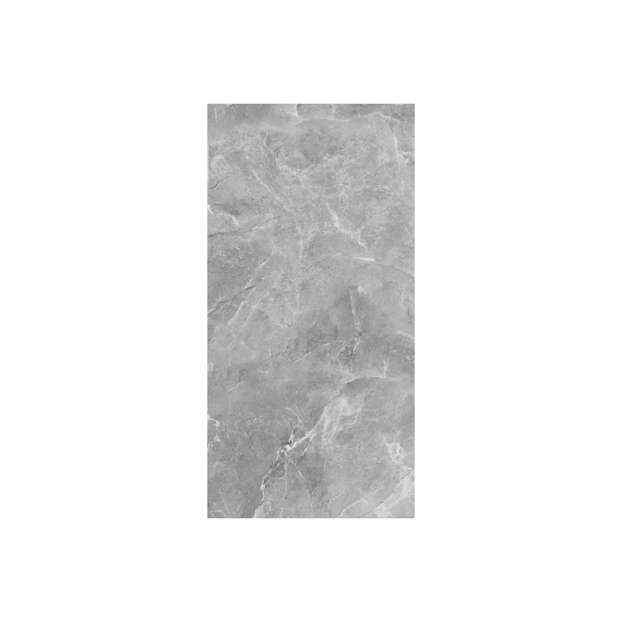 Керамогранит Belleza Ambition Grey Glossy глянцевый серый 120х60 см