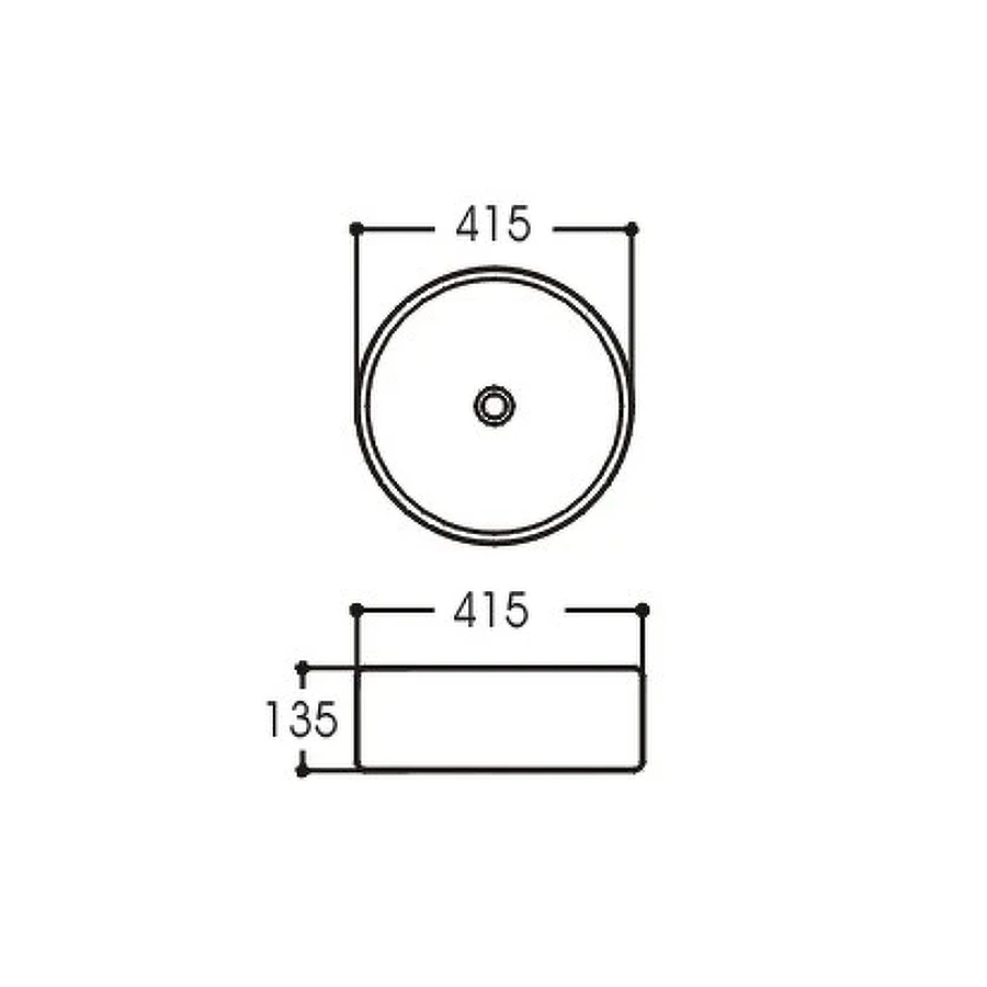Раковина накладная Aquatek Европа AQ5558-00 41,5х41,5 см