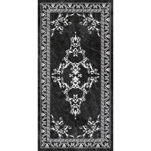 Керамогранит Kerama Marazzi Риальто декорированный лаппатированный обрезной серый тёмный SG592722R 238,5x119,5 см