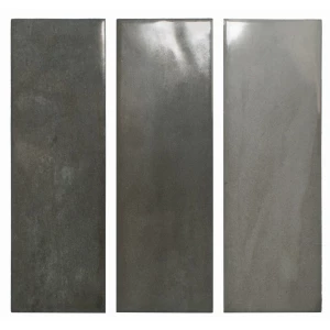 Плитка настенная DNA Calema Shadow Gloss глянцевая темно-серая 16х5,2 см