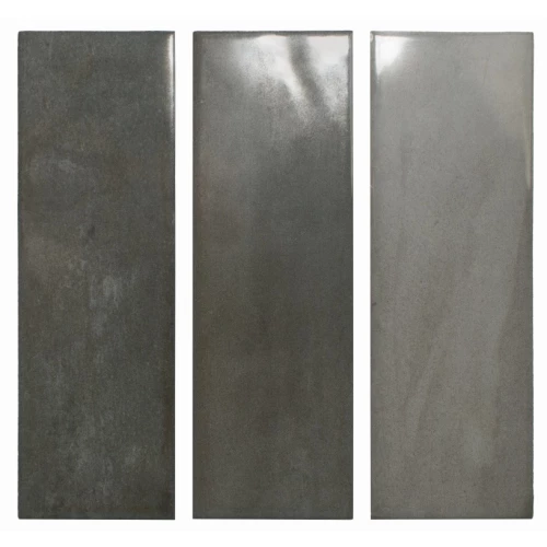 Плитка настенная DNA Calema Shadow Gloss глянцевая темно-серая 16х5,2 см