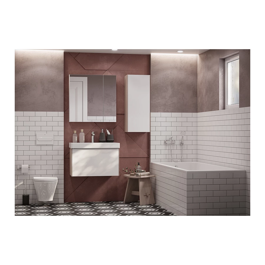 Зеркальный шкаф Акватон Асти 70 1A263402AX010