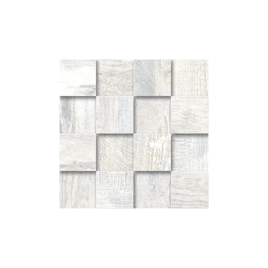 Мозаика Estima Spanish Wood SP00 Chess-3D 7,5x7,5 неполированная 32647 30х30 см