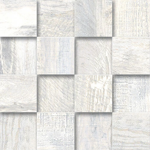 Мозаика Estima Spanish Wood SP00 Chess-3D 7,5x7,5 неполированная 32647 30х30 см