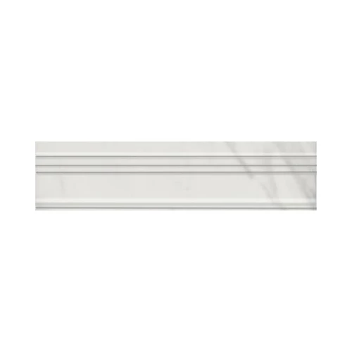 Бордюр Kerama Marazzi Алькала белый багет BLB038 5*20 см